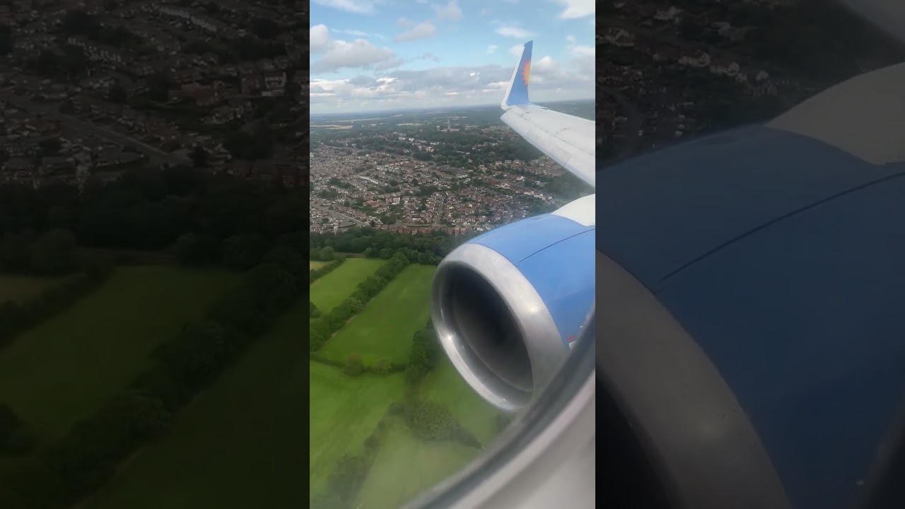 Gusty B737-300 landing into lba after a go-around (Jet2)