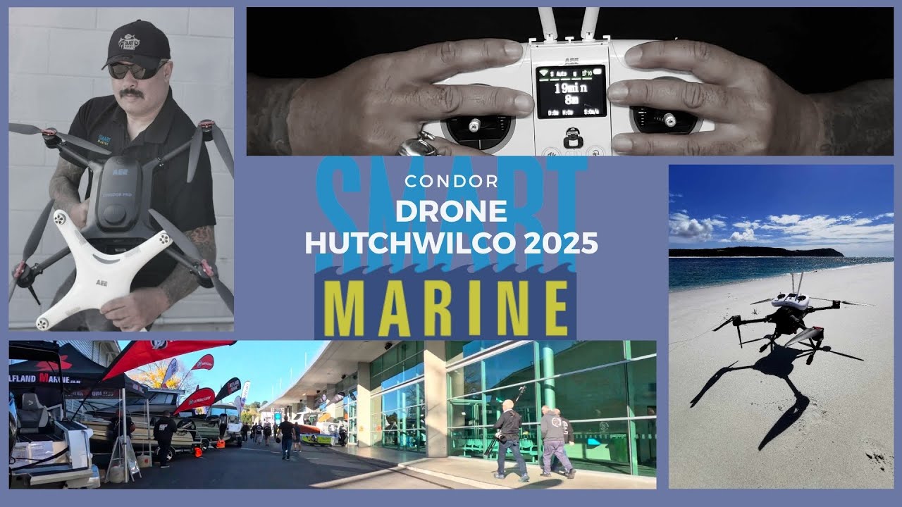 Condor Fishing Drones at the 2025 Hutchwilco Boat Show | Condor Pro • A22 • A22S