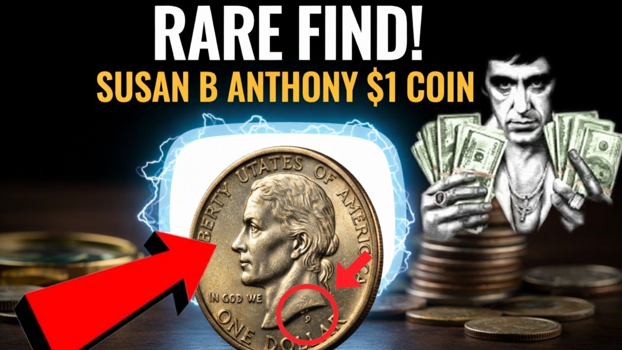 SUPER RARE SUSAN B. ANTHONY ONE DOLLAR COIN TO LOOK FOR!