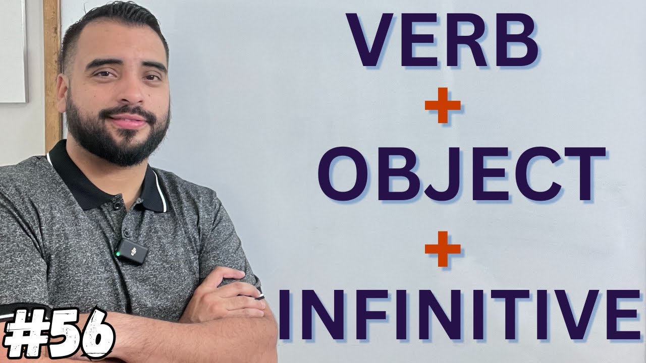 VERB + OBJECT + INFINITIVE - Entiendelo de una vez por todas ⏳✅