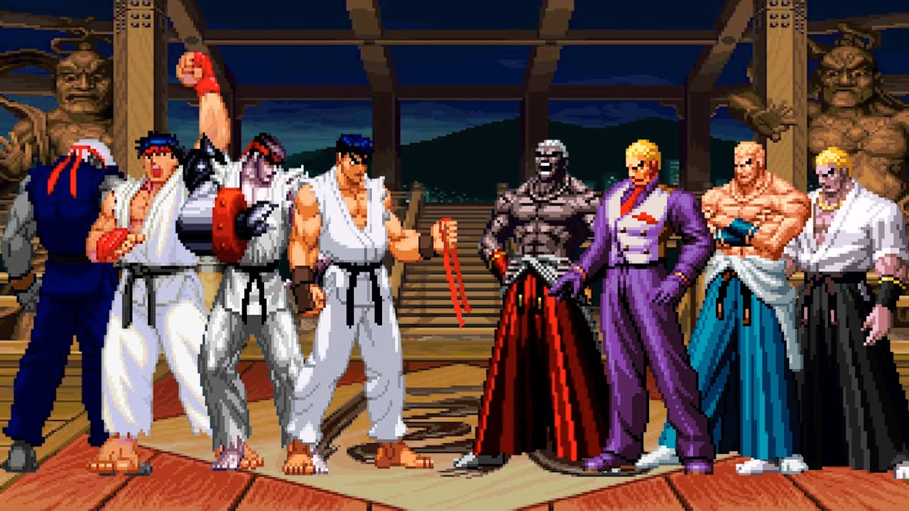 [KOF Mugen] Ryu Team vs Geese Team