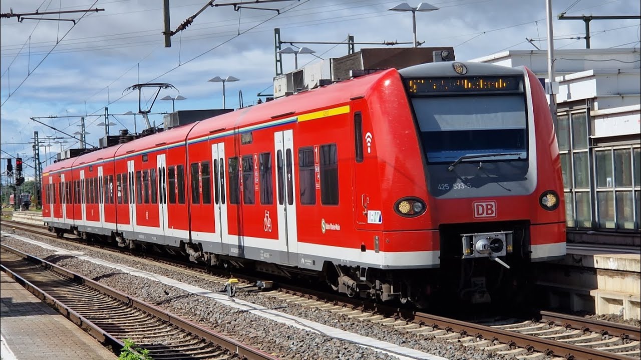 Mitfahrt in der kompletten S7 von Riedstadt-Goddelau bis Frankfurt (Main) Hbf in der BR 425 533-5