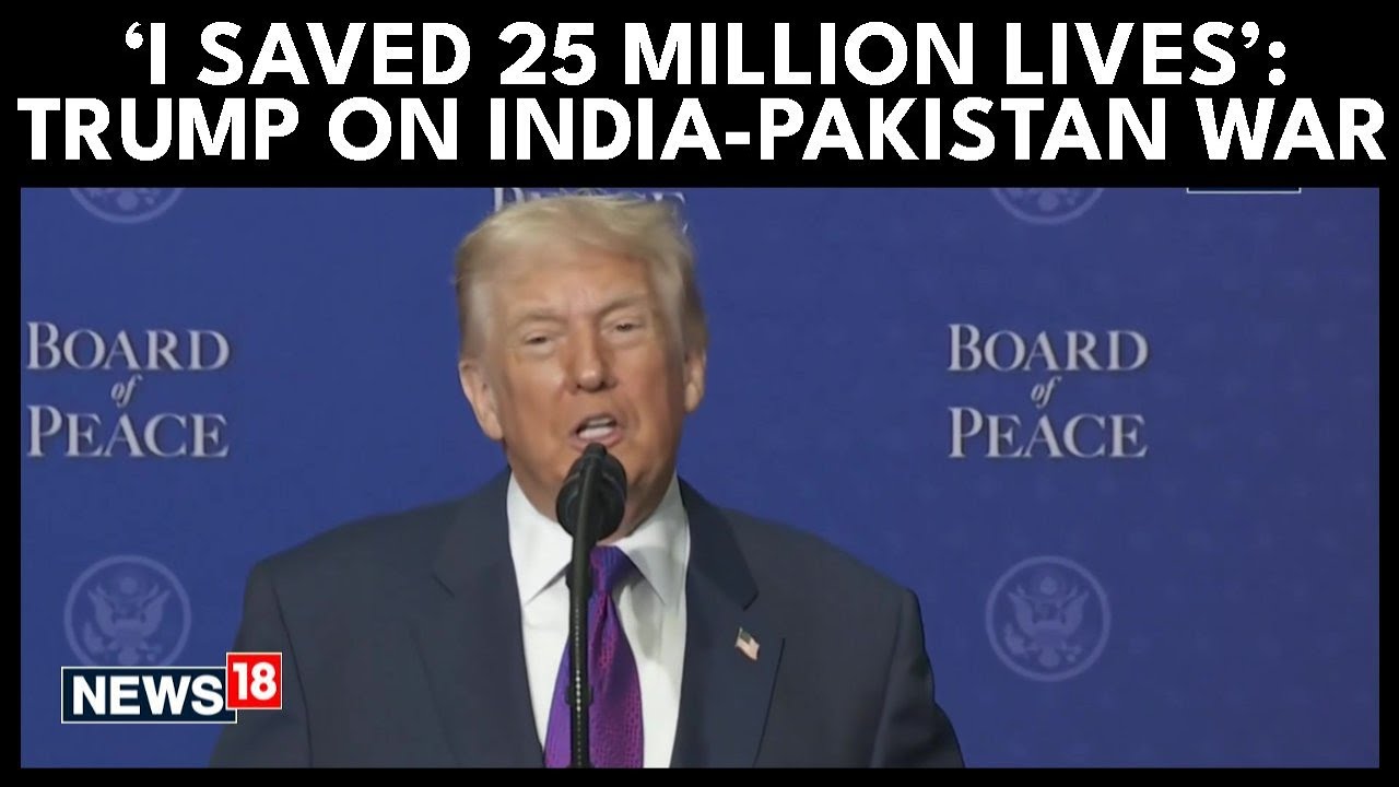 Trump Claims He Prevented India-Pakistan Nuclear War, Saving 25 Million Lives | Trump News | N18G