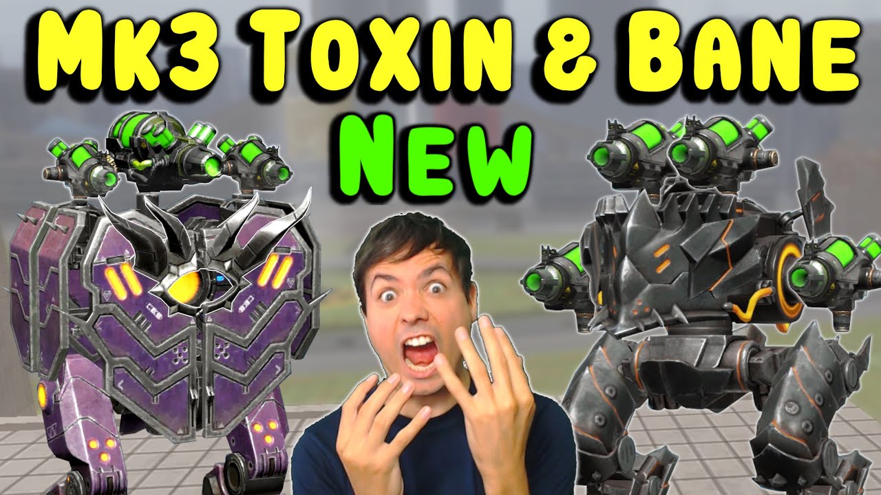 Deadly New Mk3 TOXIN & BANE Blitz + Shell Gameplay - War Robots 7.3 WR