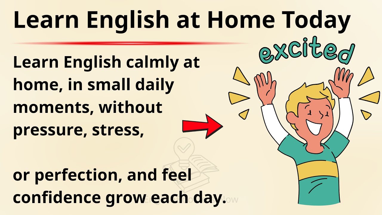 How to Practice English at Home Without Pressure | English in 10 minutes | Improve Your English ⭐