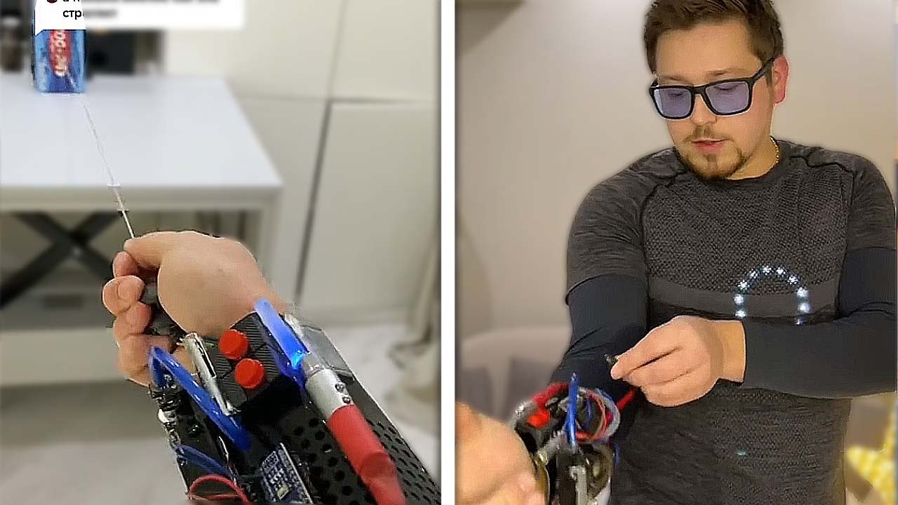 UKRAINE'S REAL LIFE TONY STARK | High Tech Home Made Web Shooter! Jarvis Interface & More!