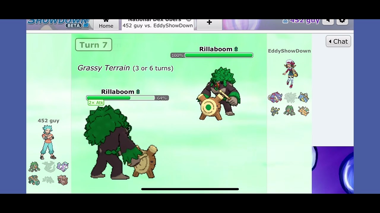 Galarian Rapidash finishing the battle 