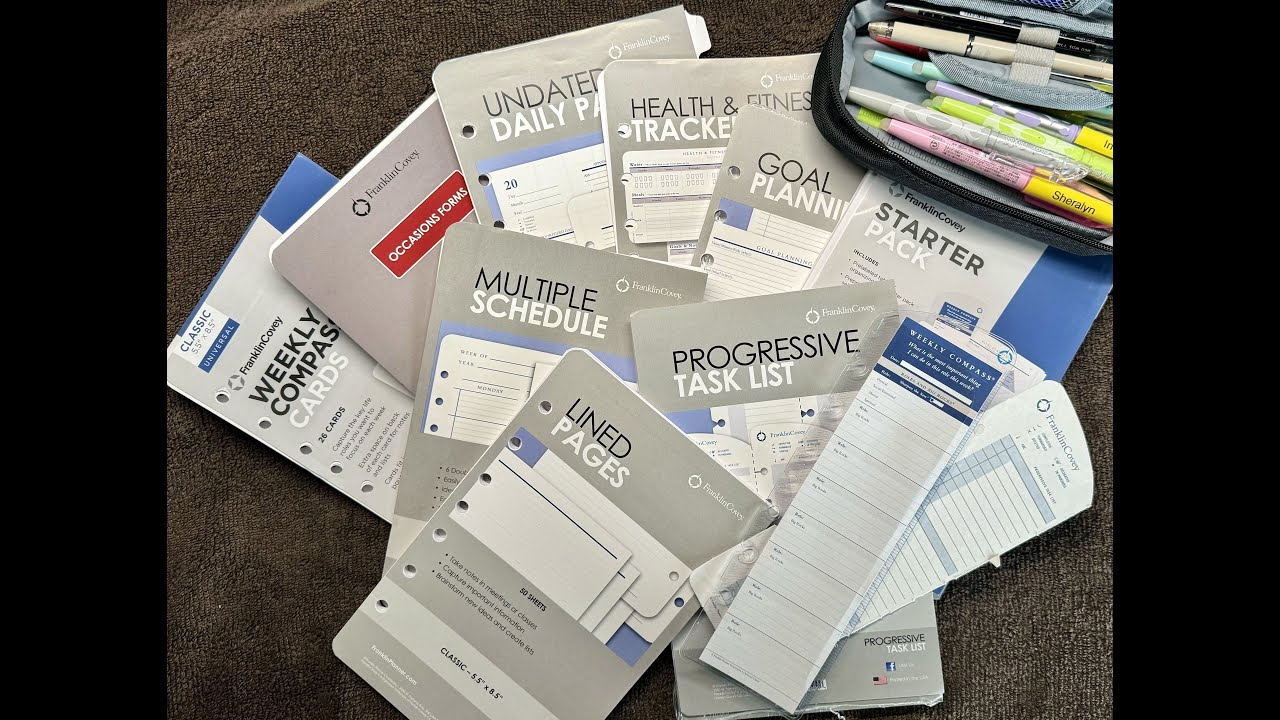 Franklin Planner Forms