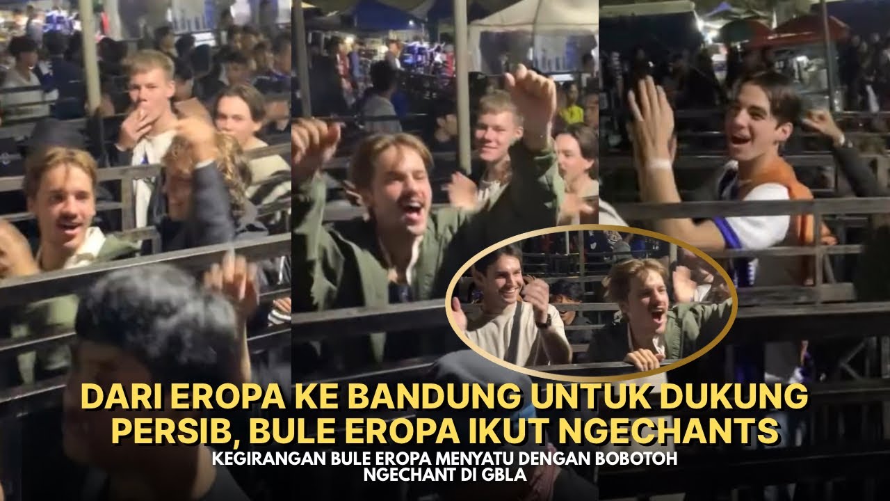 BULE EROPA MELOKAL GABUNG NORTHERNWALL IKUT NGECHANT DUKUNG PERSIB