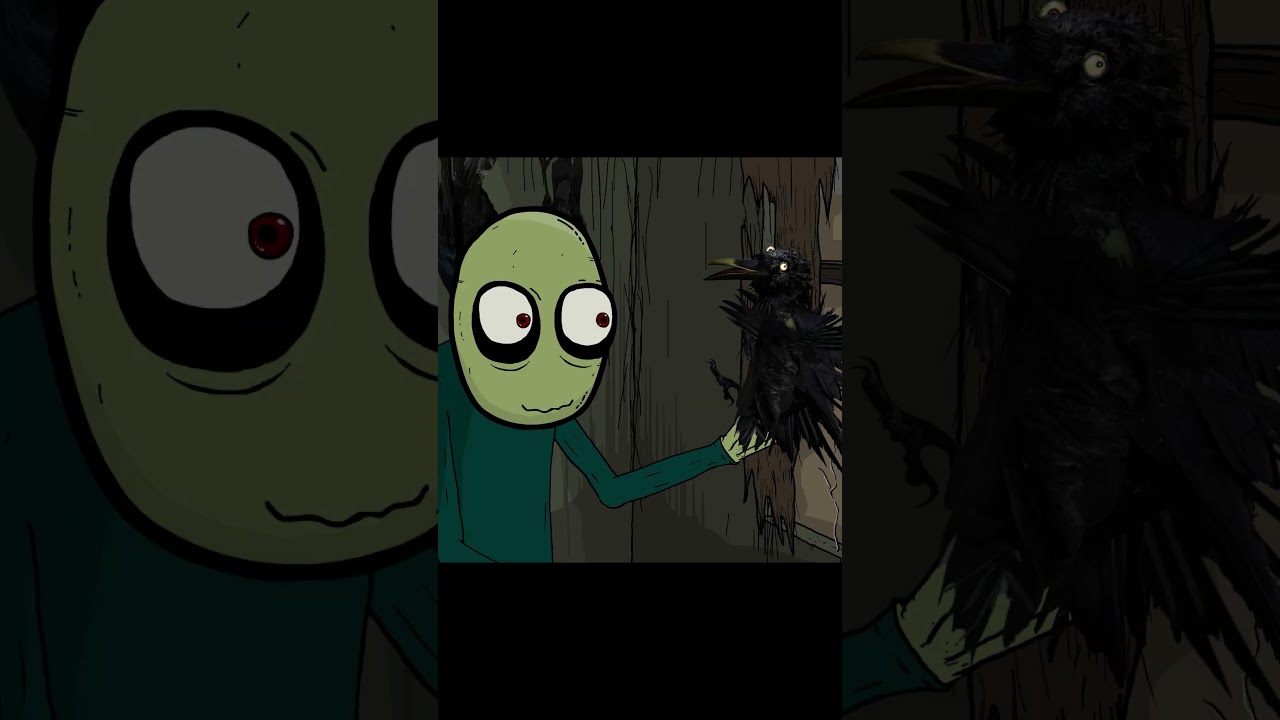 Salad Fingers VS Crows #saladfingers  #comedyanimation