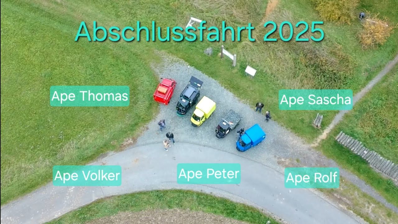 APE 50 # Piaggio # Abschlussfahrt 2025