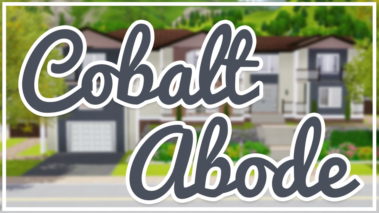 Let's Decorate: COBALT ABODE | A Sims 3 Collab with kiwisimming!