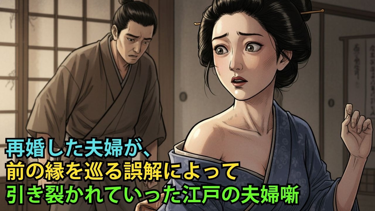 再婚した夫婦が、前の縁を巡る誤解によって引き裂かれていった江戸の夫婦噺| 野談 | 伝説 | 昔話 | 説話 | 民話