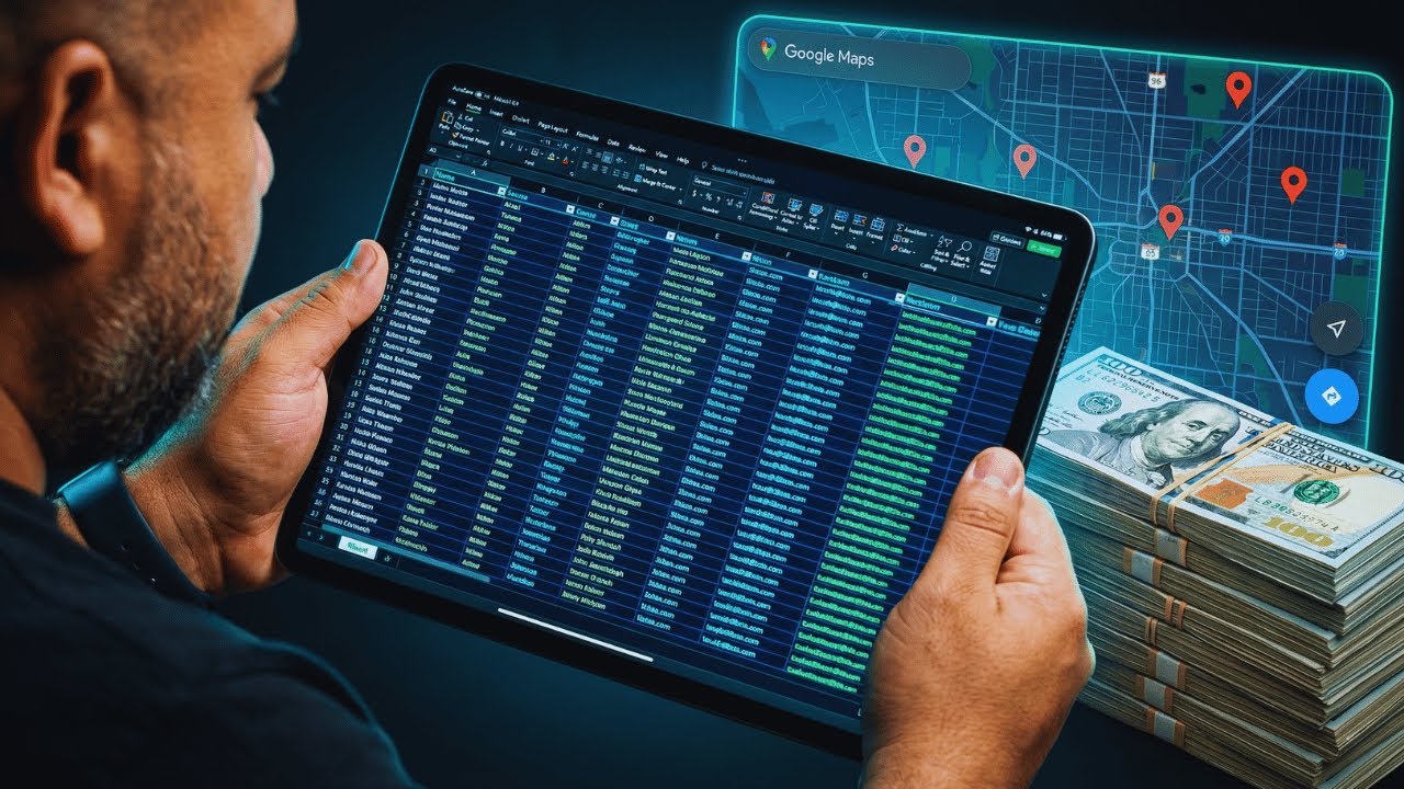 كيفية سحب بيانات العملاء من Google Maps مجاناً (شرح نظام AI كامل) 🤖💰