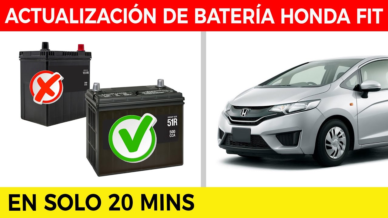 Una Mejor Bater&iacute;a para un Honda Fit  🔋