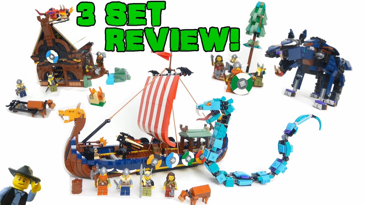 VIKING LONGBOAT 31132 REVIEW & COMPARISON 3 IN 1 SHOWCASE!