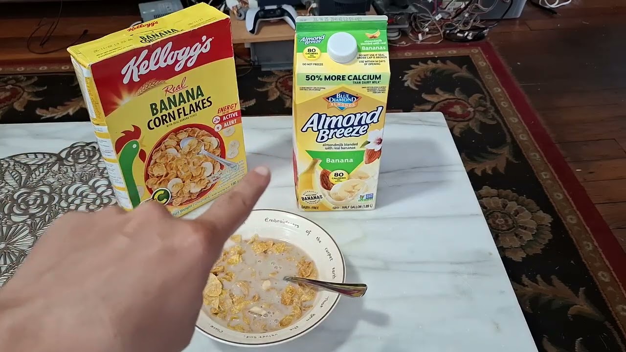 Game Nexus Taste Test Video Almond Breeze Banana Milk Almond Milk Banana Puree Healthy