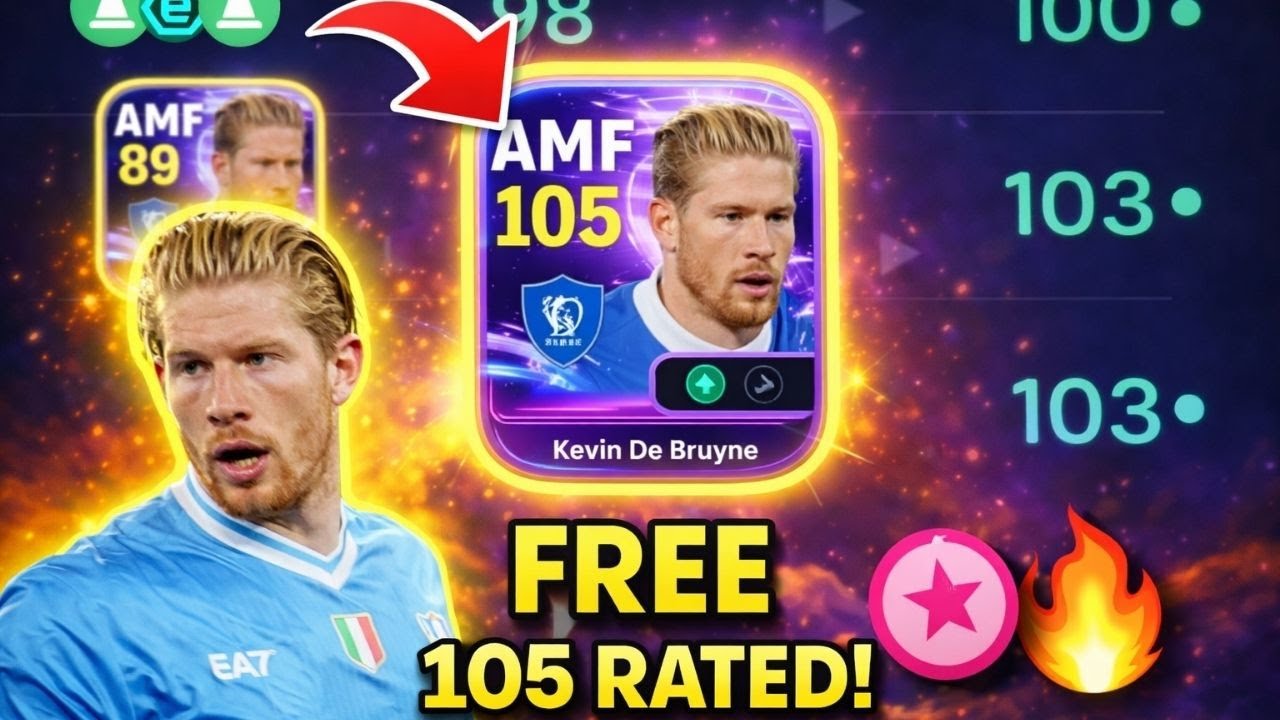 Free Showtime Kevin De Bruyne Best Training 🔥eFootball 2026 Mobile ✨