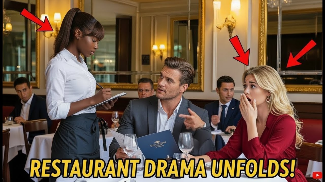 Rich Man Orders in a Foreign Language to Humiliate The Black Waitress — He Never Expected This Reply