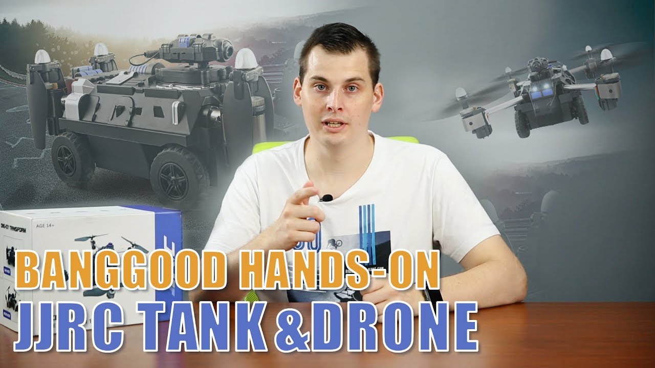 FPV QUADCOPTER TANK JJRC H40WH - flight test, drone review for hobby
