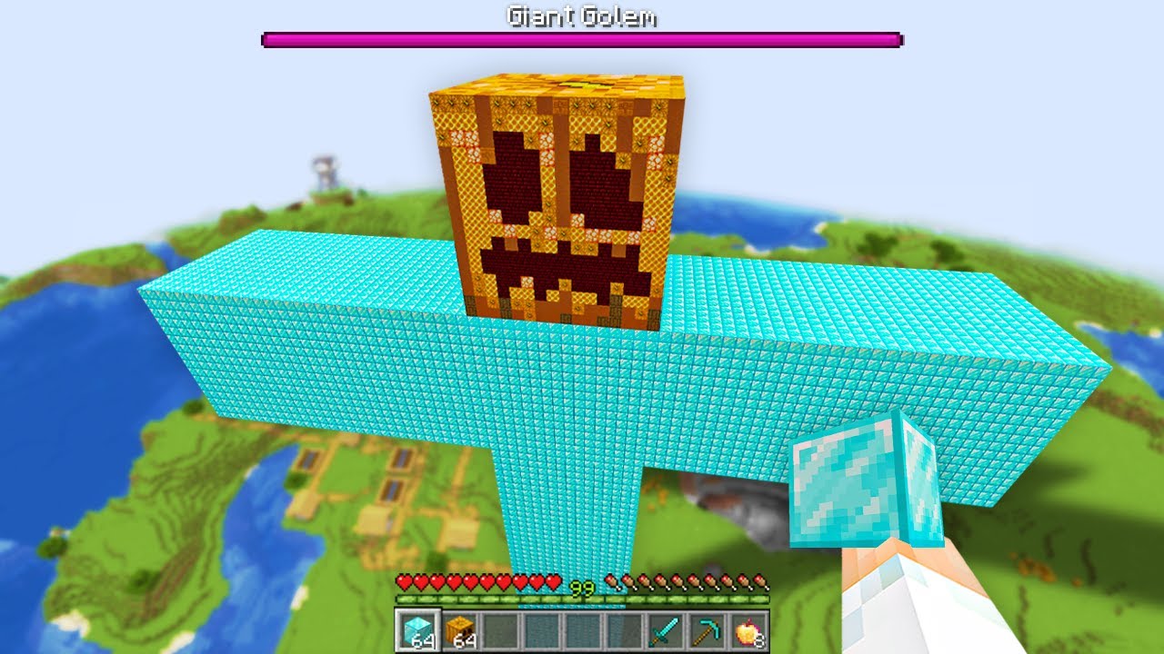 Minecraft, But Anything You Build Comes to Life...