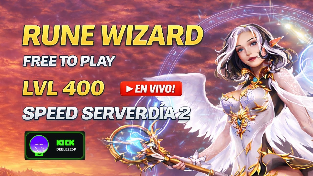 TESTEANDO LA RUNE WIZARD MODO F2P DÍA 2 | SPEED SERVER MU ONLINE S20.2