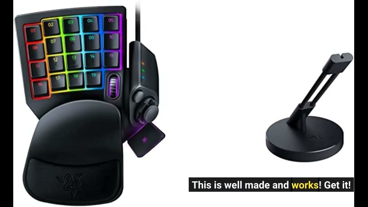 Review Razer Gaming Mouse Bungee V3 Chroma: Drag-Free Wired Mouse Support - for Esports-Level P...