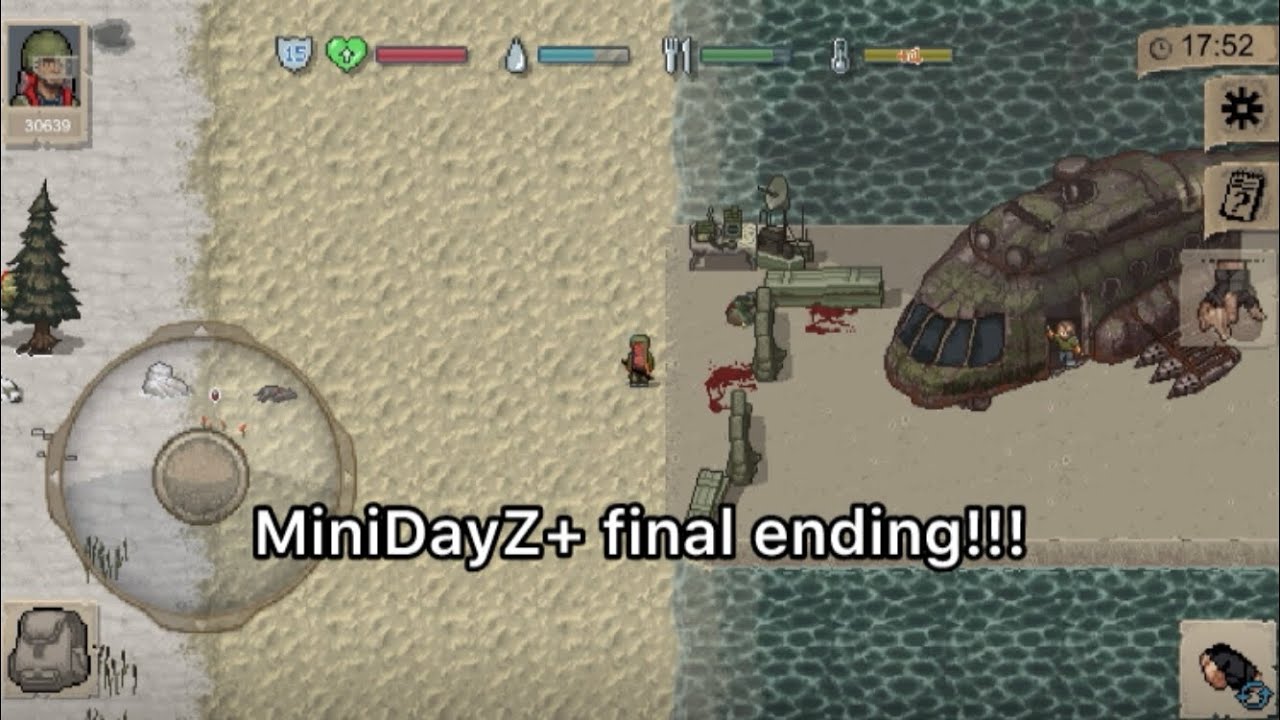 Beating the 5th island in MiniDayZ+! Final ending, helicopter escape!