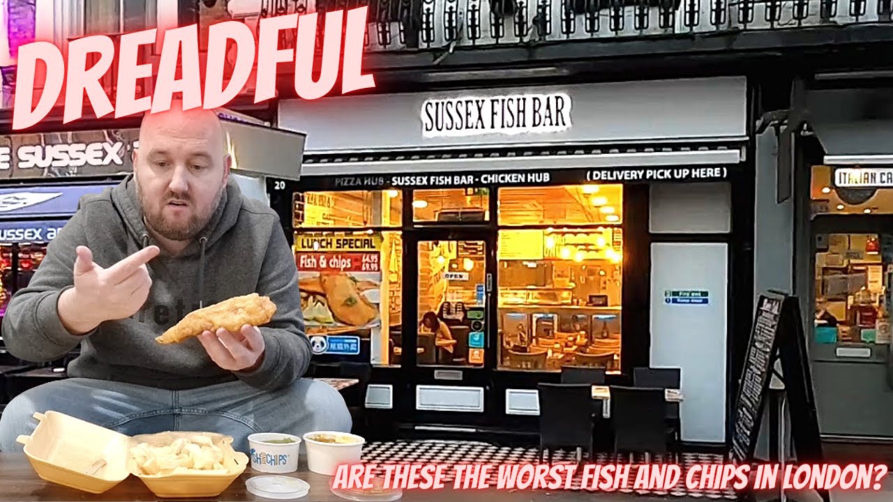 Are these THE WORST FISH AND CHIPS in LONDON ??? | Food Review | Paddington | Local | TAKEAWAY FOOD