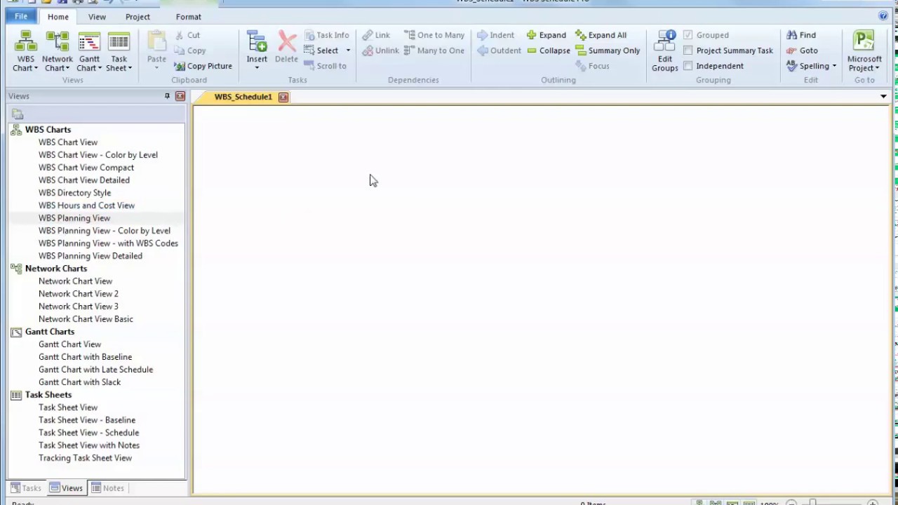 How to Plan a Project in WBS Schedule Pro