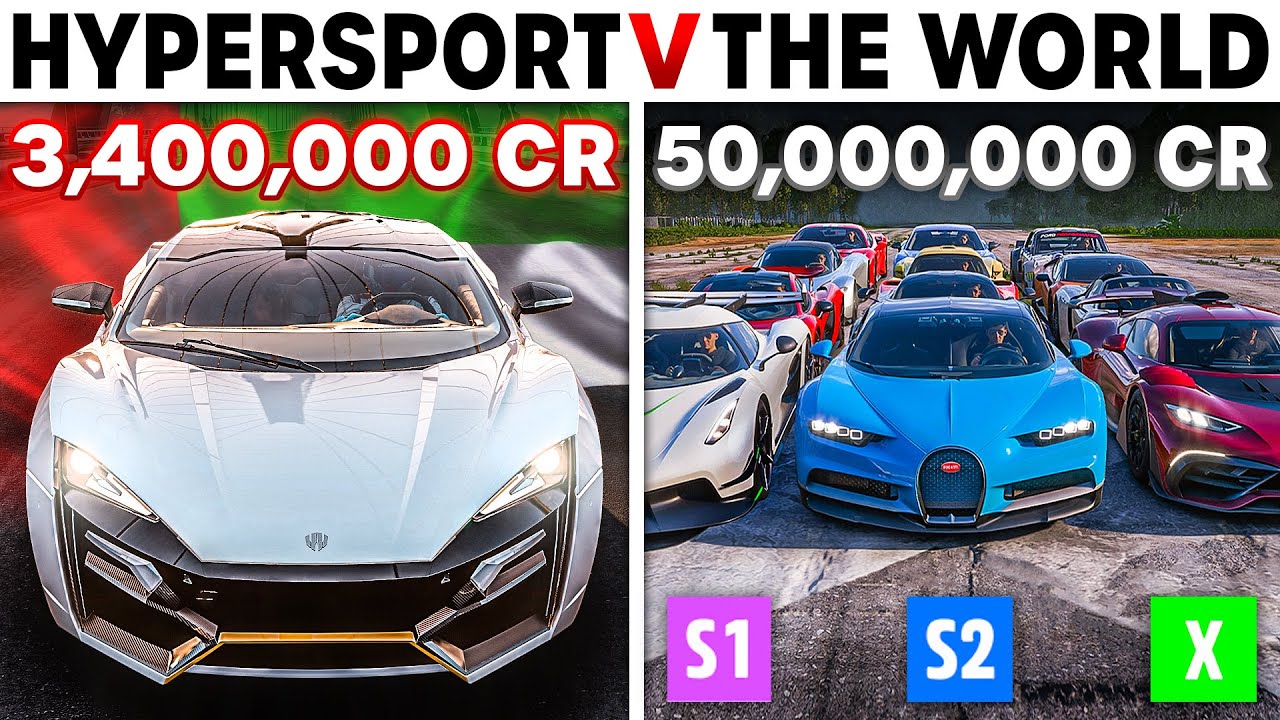 Forza Horizon 5 | W Motors Lykan Hypersport VS The World! | The Most Underrated Hypercar Ever?