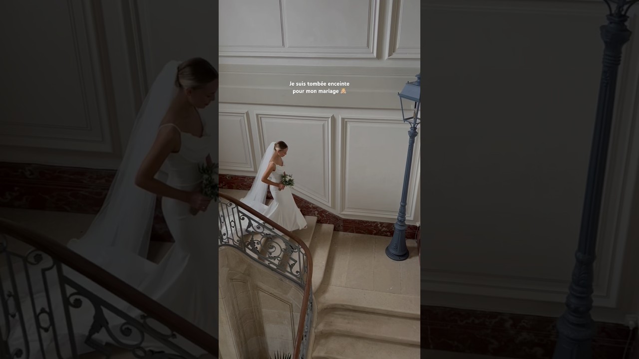 Je suis tomb&eacute;e enceinte pour mon mariage 👼🏼￼