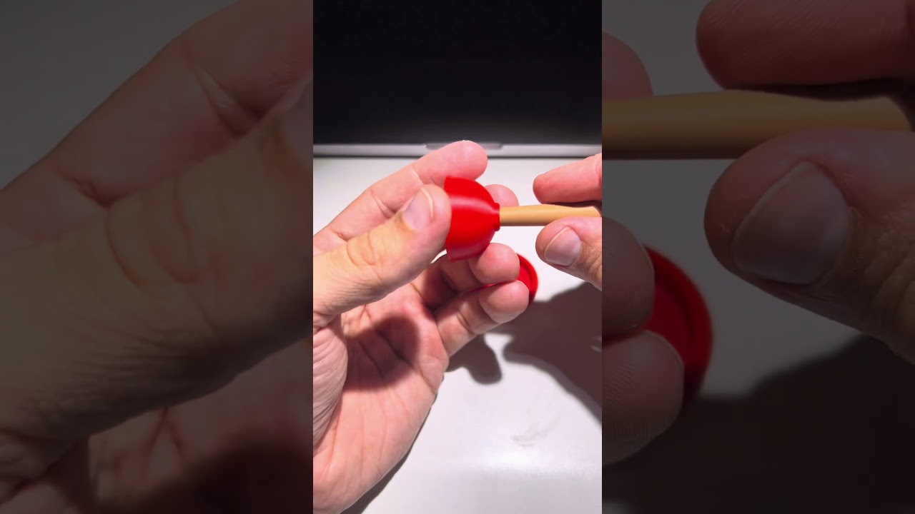Toilet plunger clicky 3d print