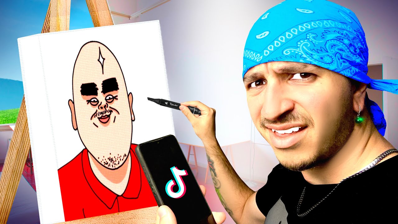 Уча се да рисувам от ТikTok туториали..😭