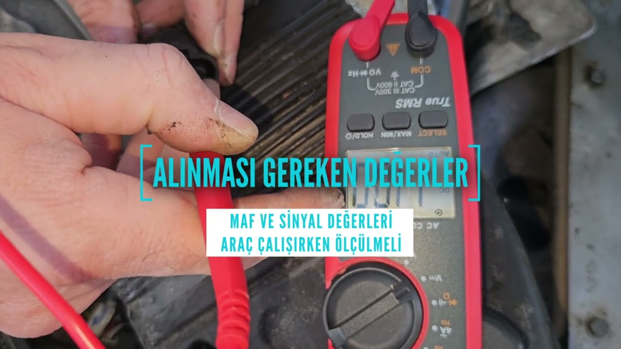 HAVA DEBİMETRE AKIŞ METRE MAF SENSÖR TEMİZLİĞİ VE KABLO ÖLÇÜMÜ