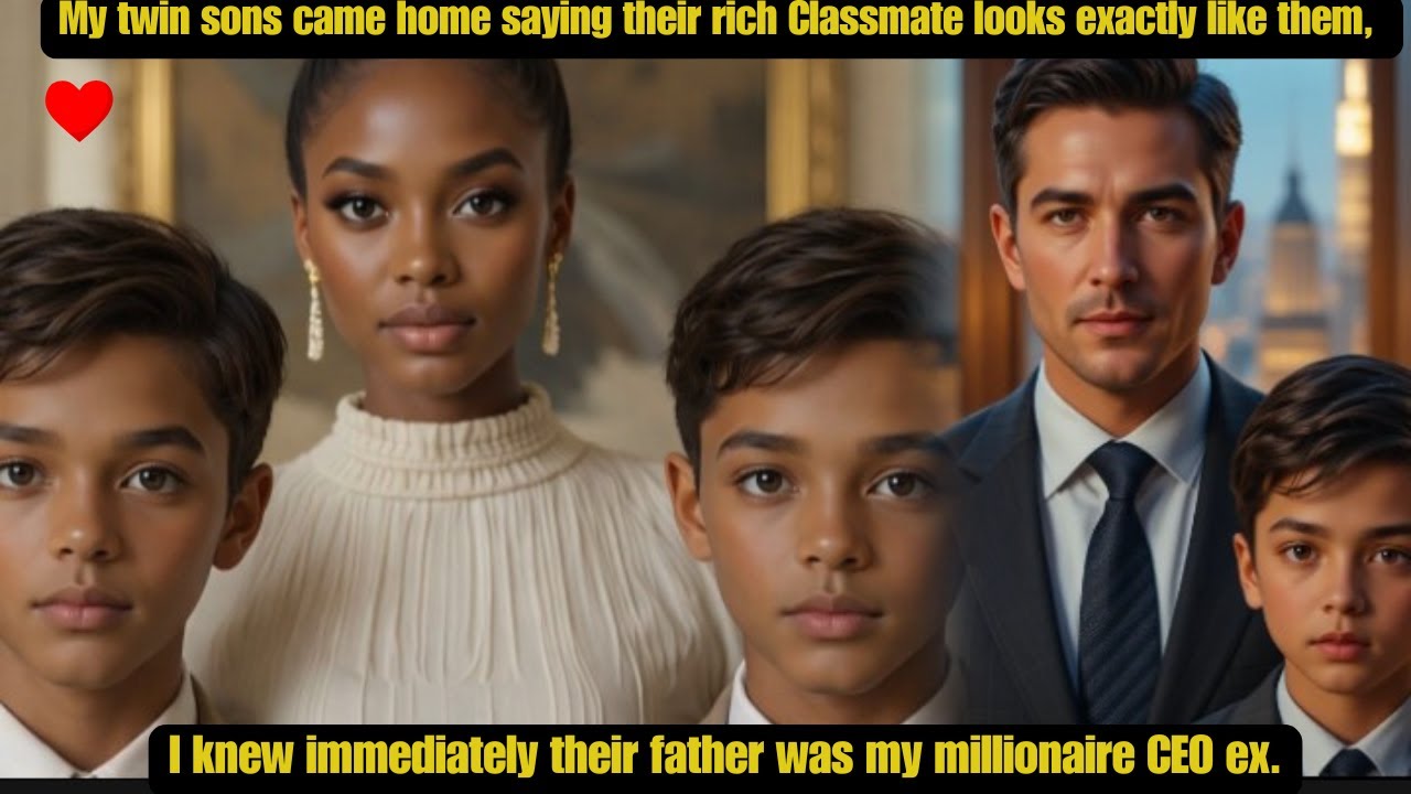 My twin sons came home saying their Rich Classmate looks exactly like them, I knew immediately why.