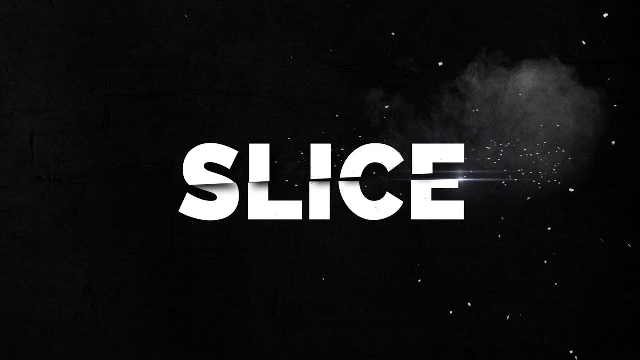 Slice Text Reveal Template - After Effects (Glitch Text/Logo Reveal Template) NO PLUGINS