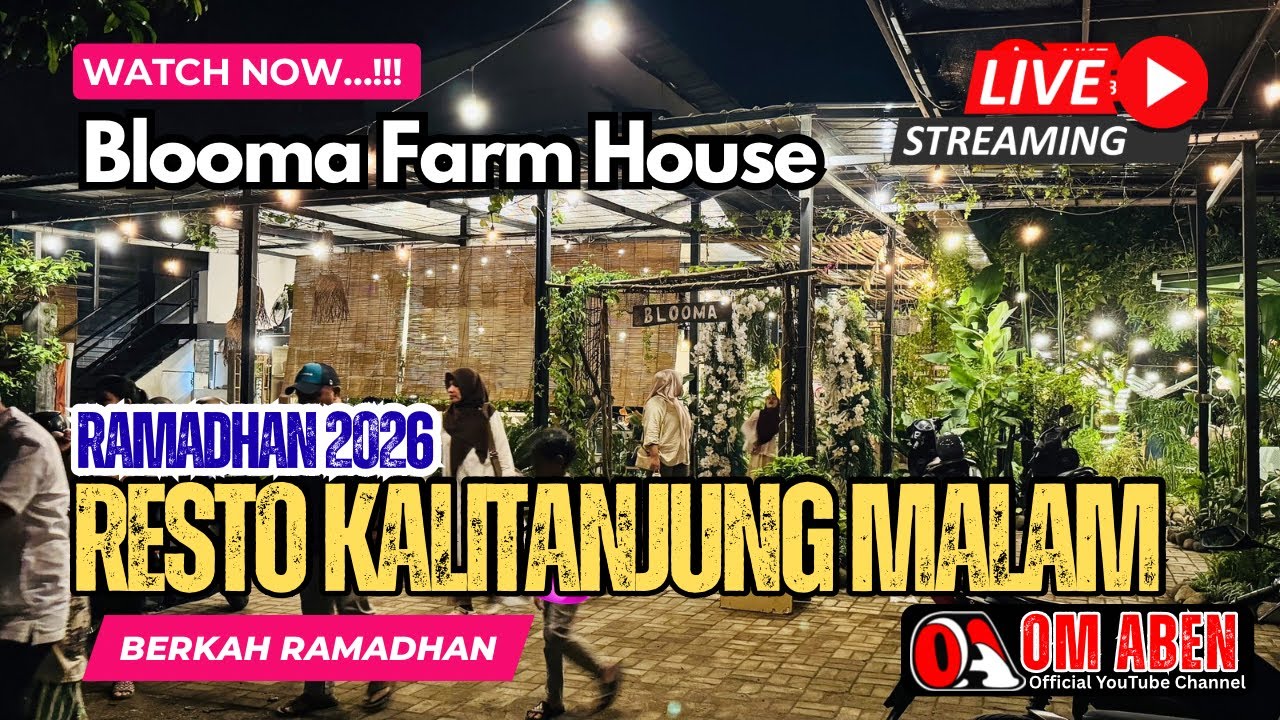 Live Malam KALITANJUNG BLOOMA FARM & CAFE di Kalitanjung Cirebon