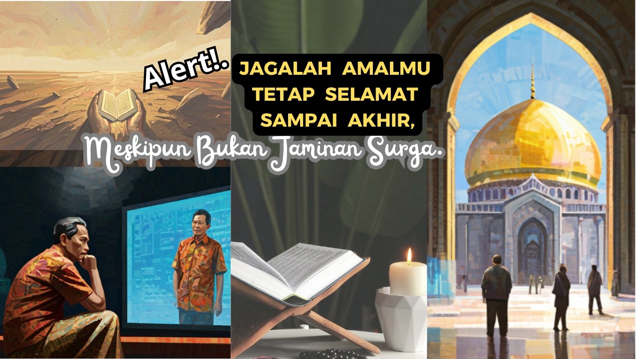 Jagalah Amalmu Tetap Selamat Sampai Akhir, Meskipun Bukan Jaminan Surga. #rahmatallah