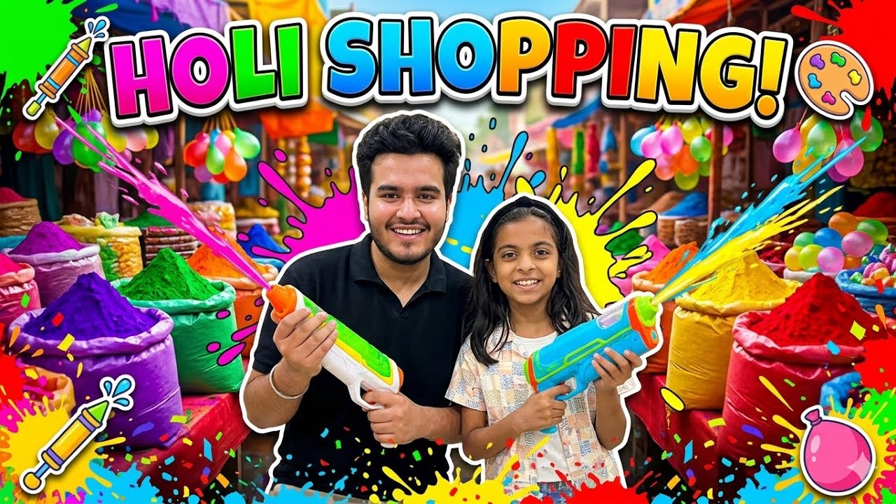 Paras se pushup mrvaae | holi ki shopping 