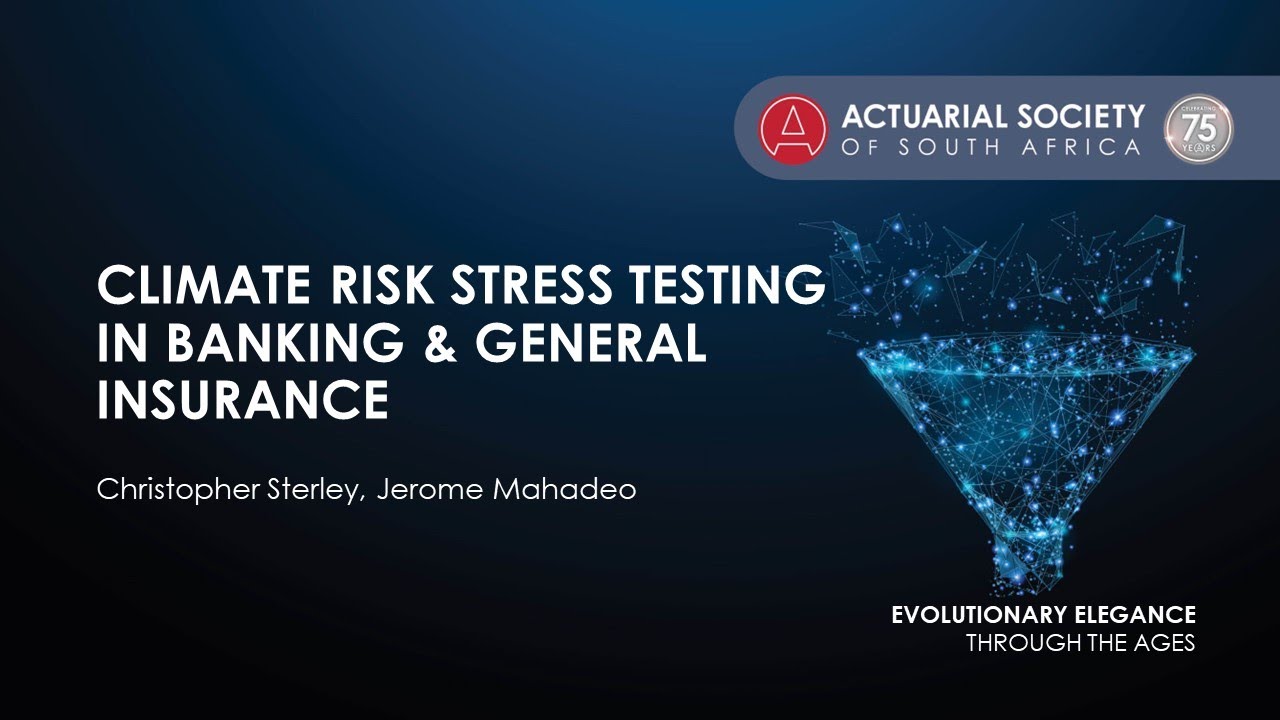 CLIMATE RISK STRESS TESTING IN BANKING AND GENERAL INSURANCE