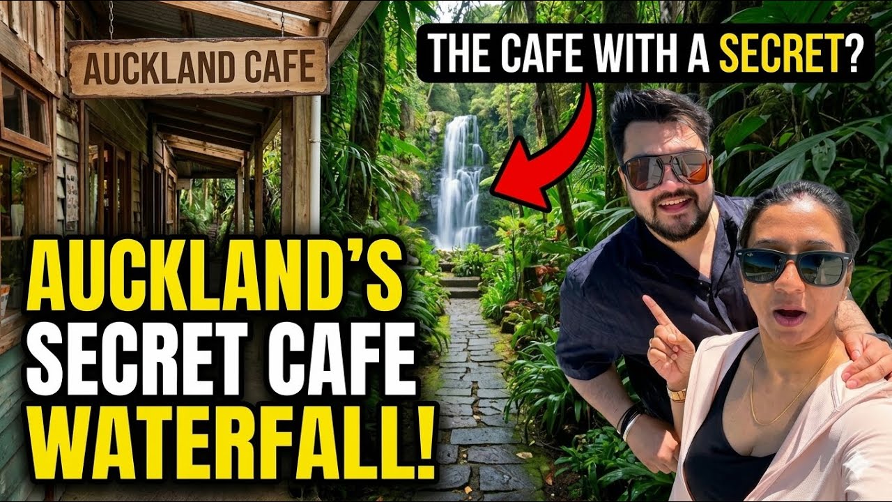 We walked through a cafe and FOUND this | Cafe to Waterfall