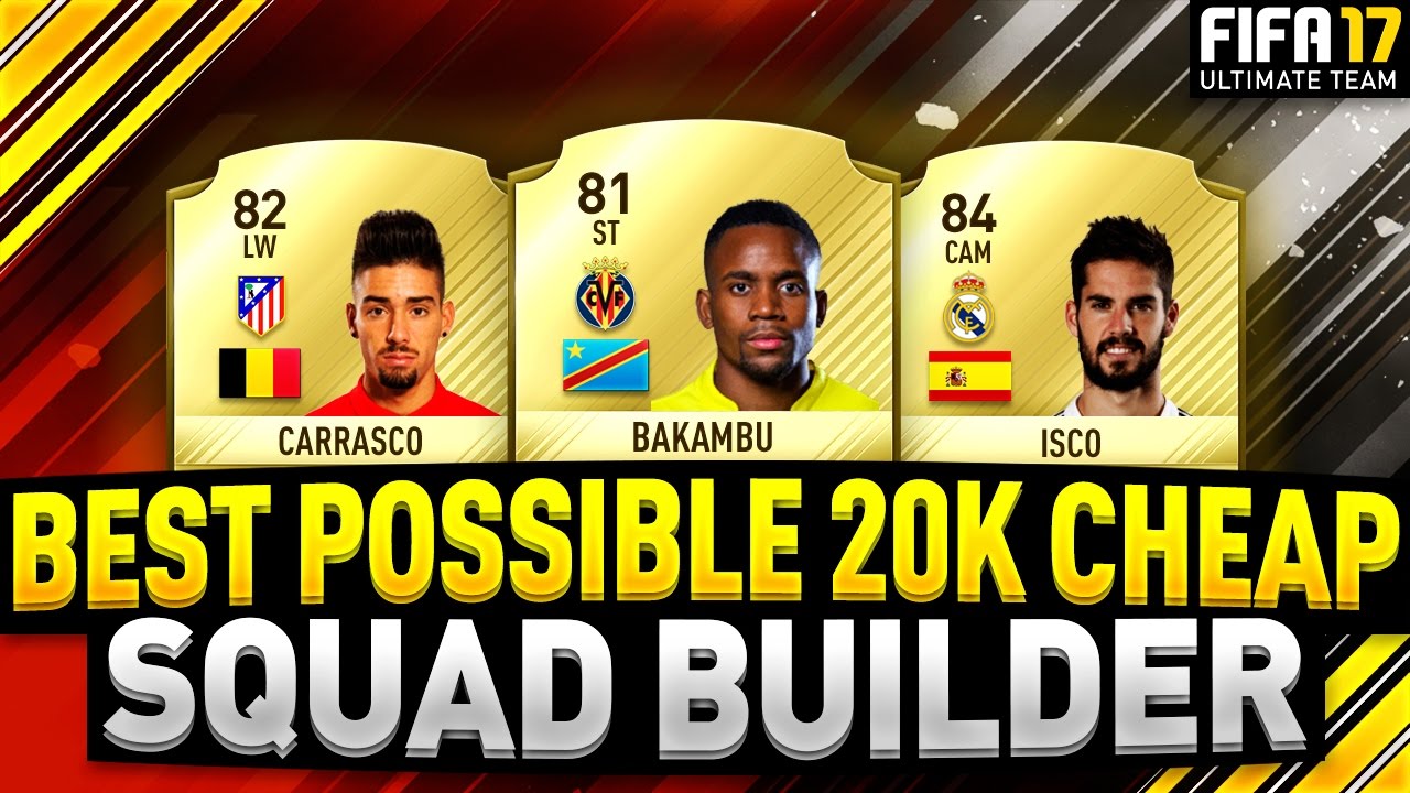BEST CHEAP TEAM POSSIBLE!! FIFA 17 OVERPOWERED 20K LA LIGA SANTANDER SQUAD BUILDER + 50K GIVEAWAY