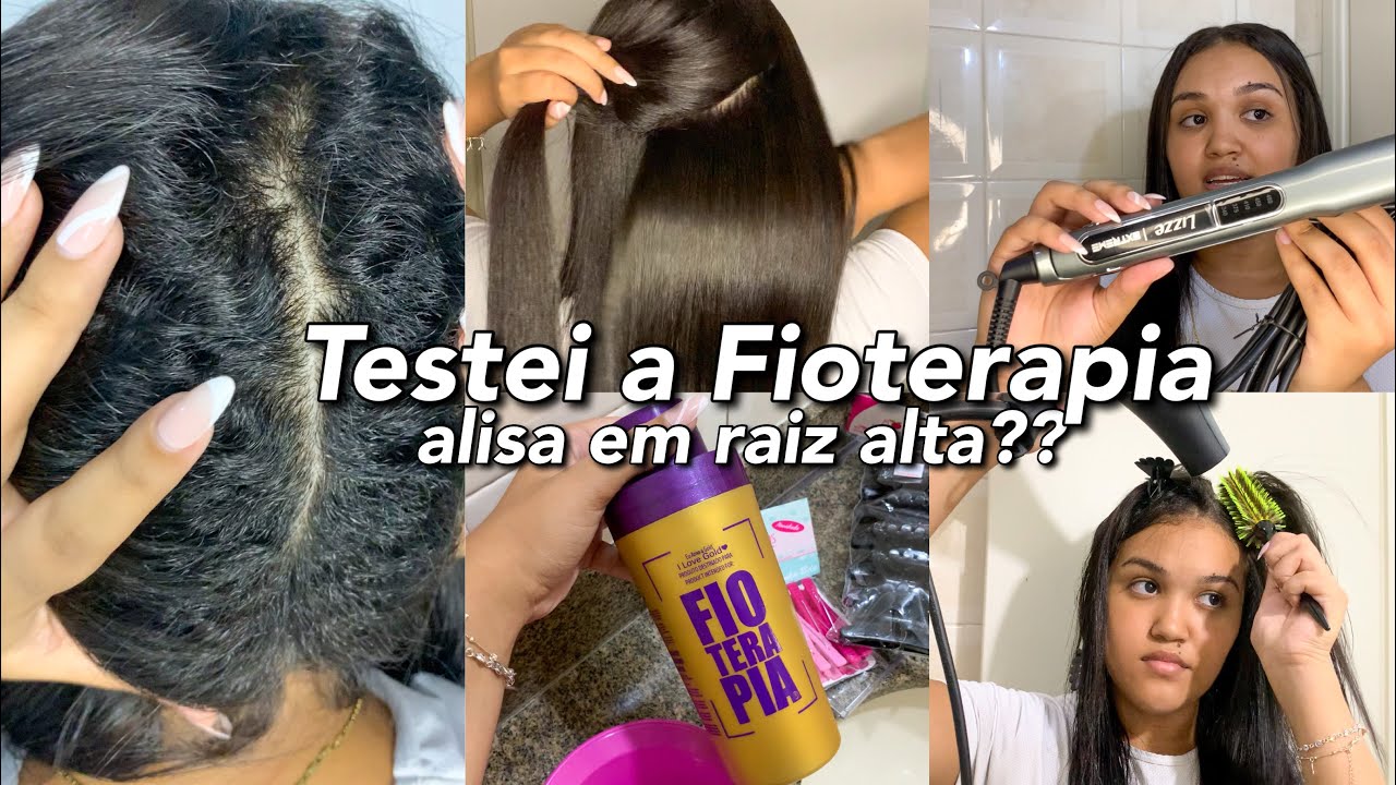 FIZ PROGRESSIVA FIOTERAPIA EM CASA SOZINHA💖 passo a passo da aplicação