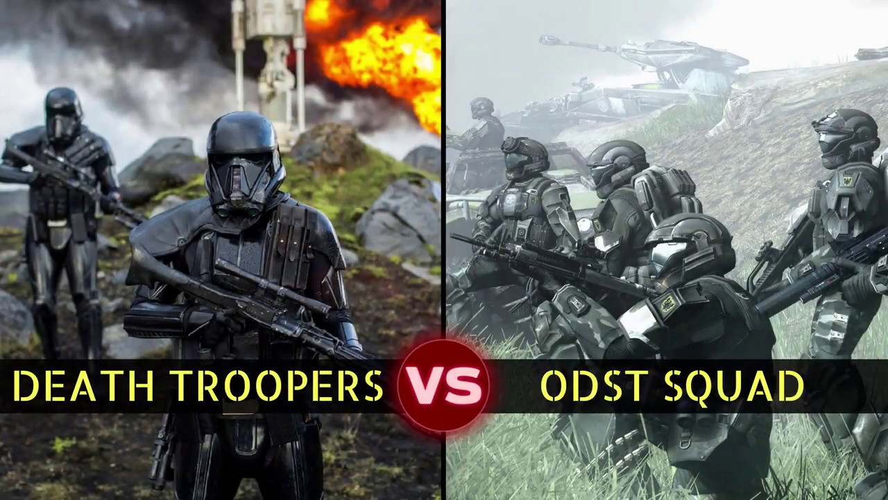 ODSTs vs Death Troopers: 4-on-4 Squad Battle | Halo vs Star Wars: Who Would Win?