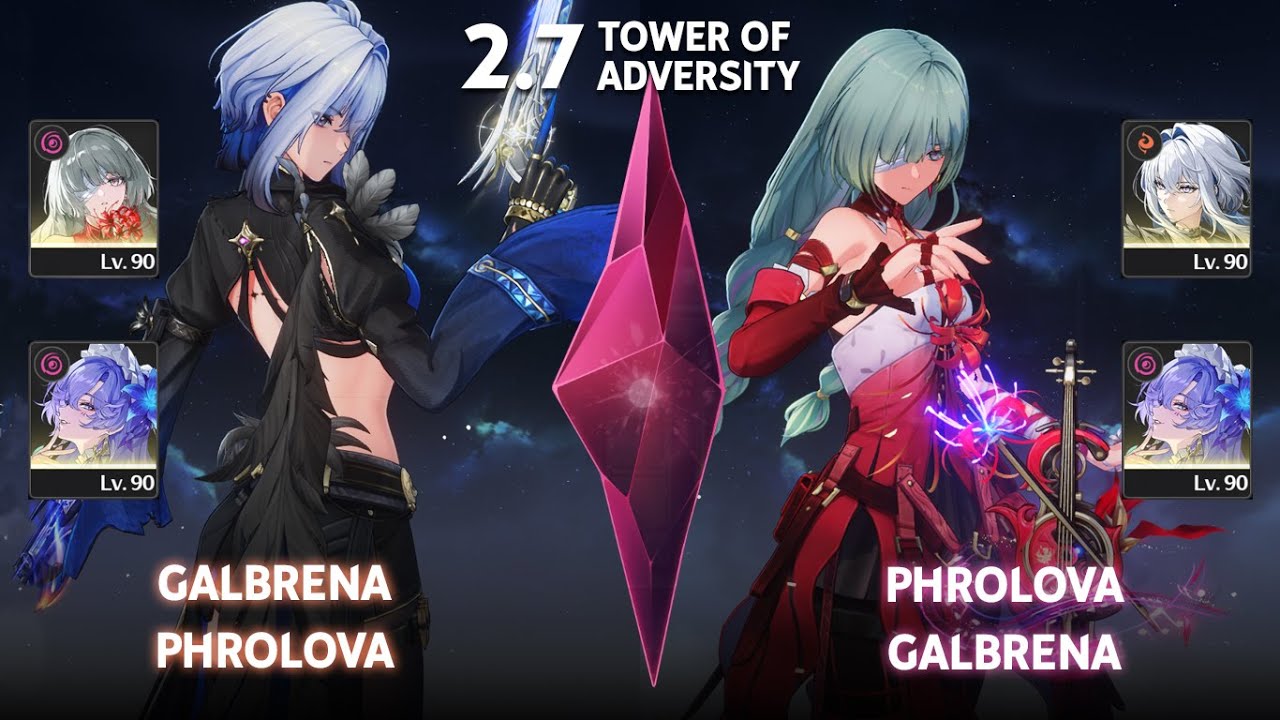 S0R1 Galbrena Hypercarry! Galbrena and Phrolova Showcase | Tower of Adversity | Wuthering Waves 2.7