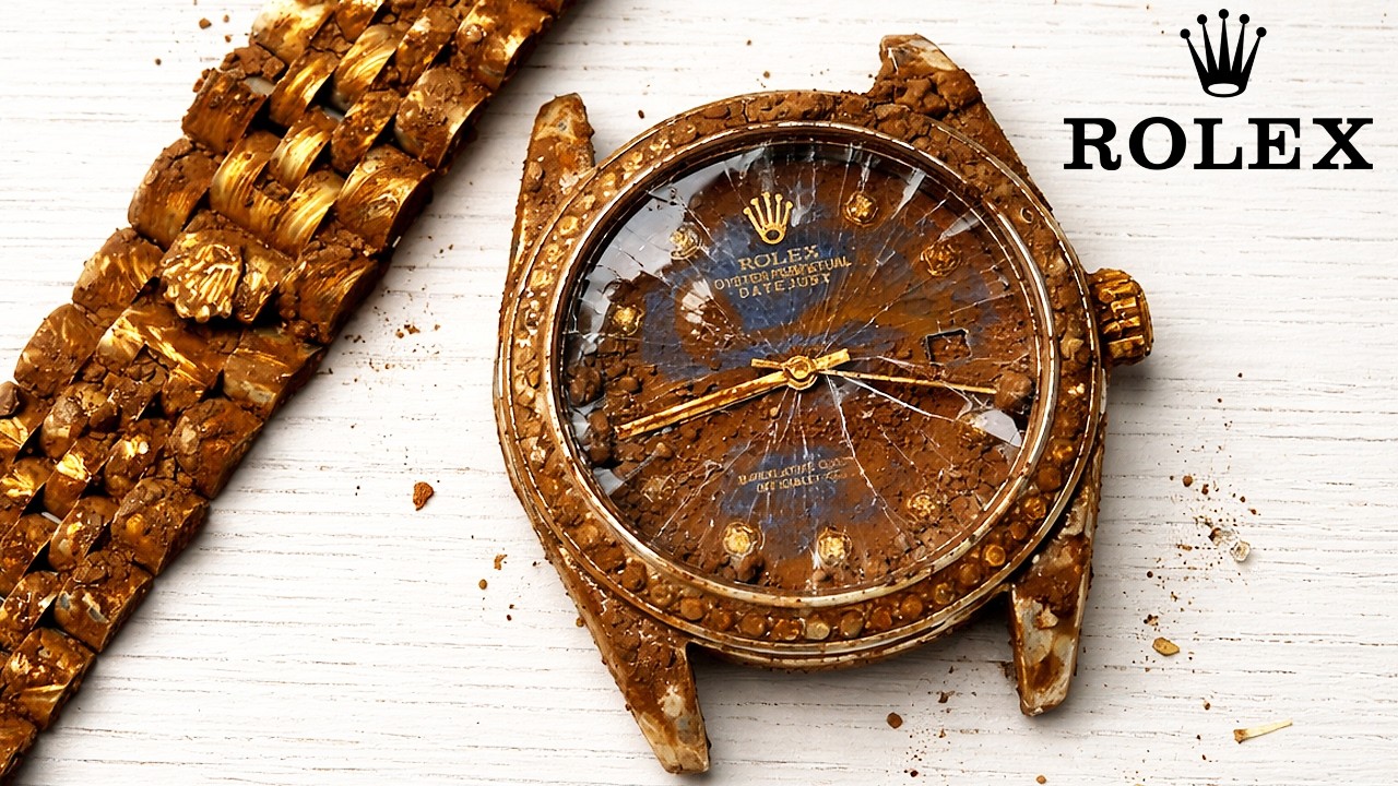 Restoration Destroyed Rolex Watch | You Won&rsquo;t Believe This Comeback (Made in China)