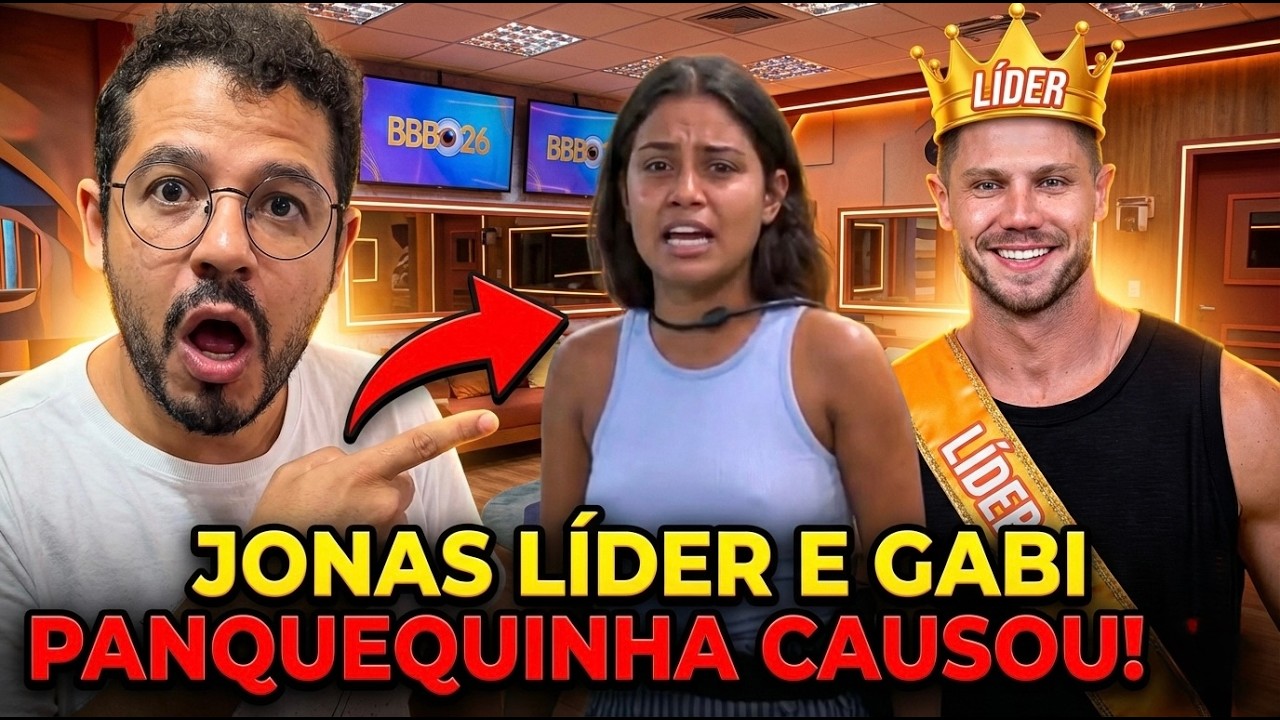 Resumo da madrugada BBB26 👀🔥 Jonas líder outra vez e Gabi Panquequinha causa! | Guss Araujo