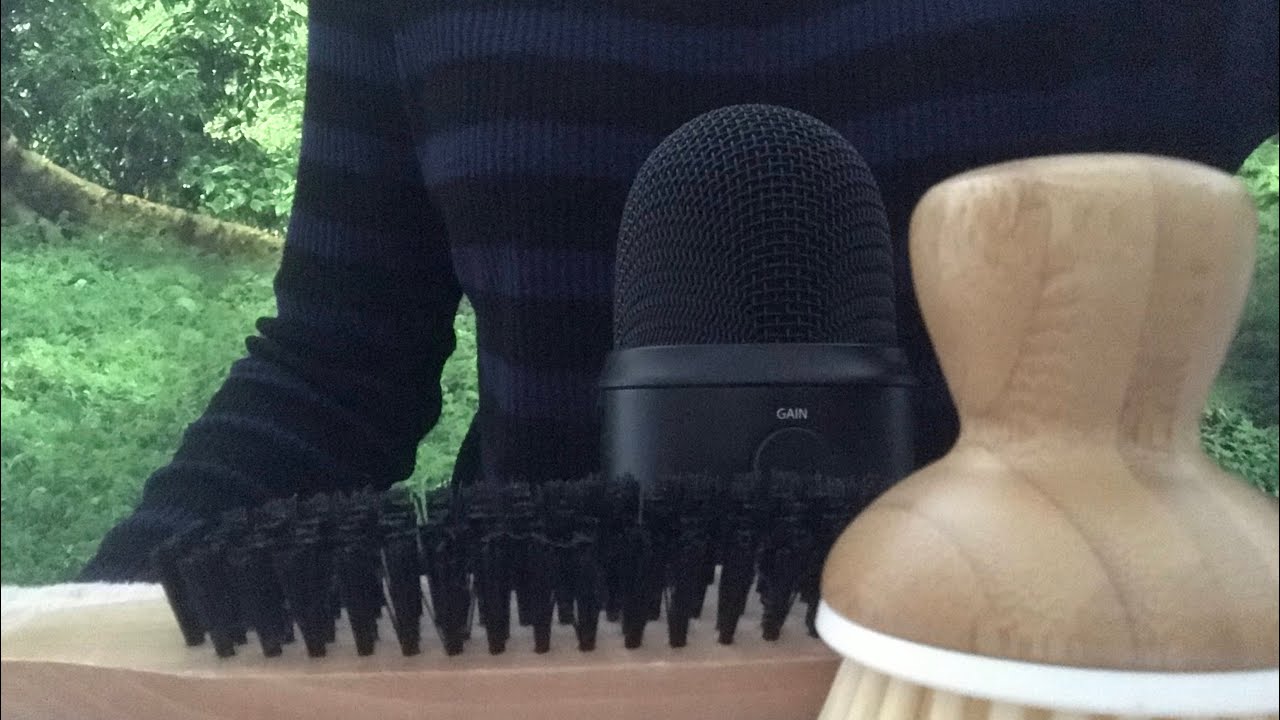 ASMR|Rough & Aggressive mic brushing Sounds|With and without mic cover  (No talking)