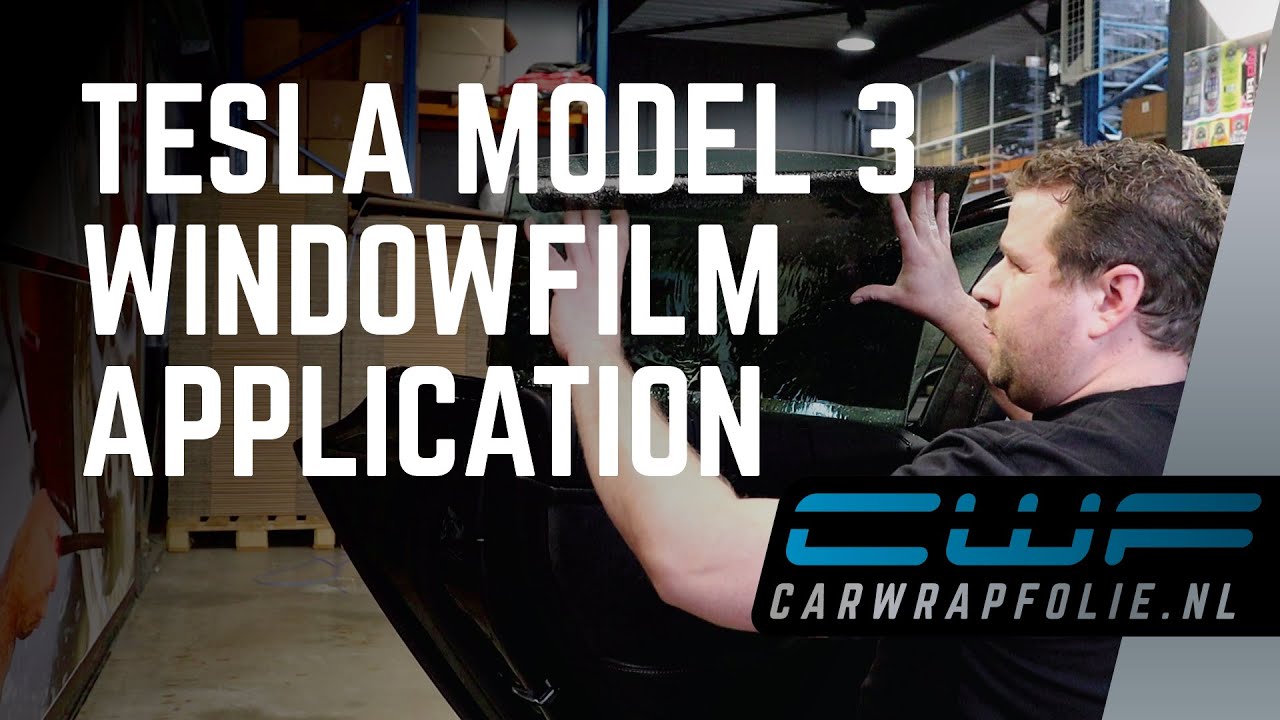 HOW TO | RAMEN TINTEN TESLA MODEL 3 DEMO VIDEO | CARWRAPFOLIE.NL